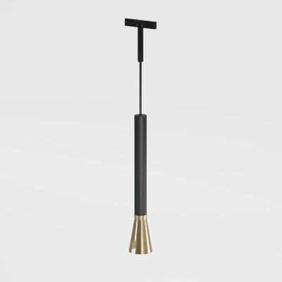 Mini Magnetic Трековый светильник 3W 3000K черный/латунь 85165/01