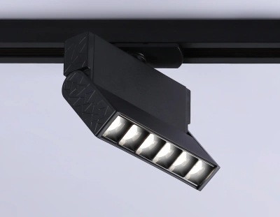 Светильник светодиодный трековый GL6814 BK черный LED 6W 4200K 24° 115*22*87