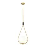 4810/1A PENDANT ODL21 493 золтой/черный/белый Подвес E14 1*40W FLARI