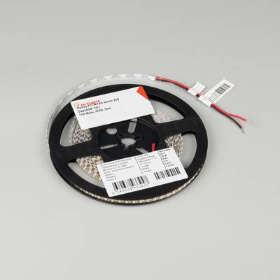 Лента FC-M160-4mm 24V Day5000-CX1 (10 W/m, IP20, 5m) (Arlight, резка 1 светодиод)