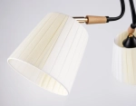 Светильник потолочный TR4731/3 BK/LWD черный/светлое дерево E27/3 max 40W D610*270
