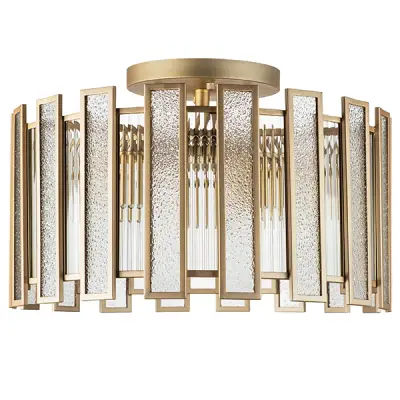 712052 Люстра AGAVE 5х40W E27 ШАМПАНЬ/ПРОЗРАЧНЫЙ Lightstar