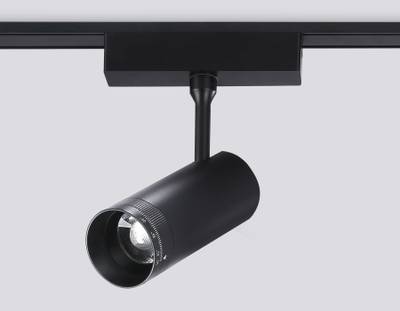 Светильник светодиодный трековый ZOOM для шинопровода Magnetic Ultra Slim GV1571 BK черный IP20 10W 4200K 48V 15-51° D55*185