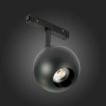 ST354.436.12 Магнитный трековый светильник Черный LED 1*12W 3000K 680Lm Ra>80 36° IP20 L120xW100xH195 48V