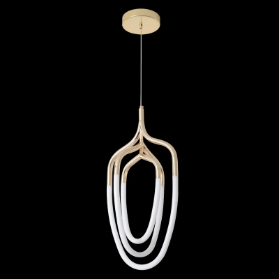 Светильник подвесной Crystal Lux PERA SP50W LED GOLD 3491/250