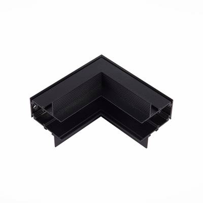 ST007.449.12 Внутренний угол-соединитель для встраиваемого магнитного шинопровода под ГКЛ 12мм ST-Luce Черный