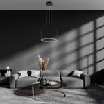 Подвесной светодиодный светильник 90322/1 черный, LED