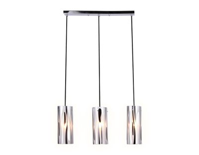 Подвесной светильник со сменной лампой TR3590/3 CH/SM хром/дымчатый E27/3 max 40W 530*100*900