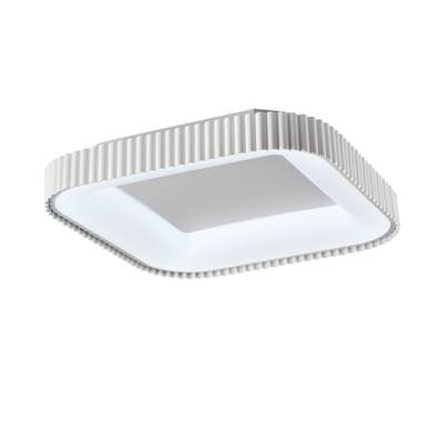 7767/56L AVRA LED SN 578 Светильник металл/белый LED (56Вт+14Вт) 3000-6000K 500х500 IP43 пульт ДУ+подсветка SHARMEL