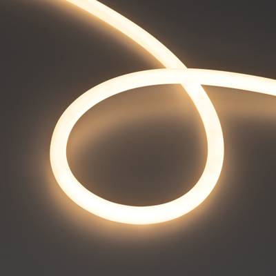 Светодиодная лента герметичная MOONLIGHT-TOP-M560-D13mm 24V Warm3000 360deg (8.6 W/m, IP65, 5m, wire x1) (Arlight, Вывод кабеля прямой)