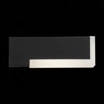 SL096.401.02 Светильник уличный настенный ST-Luce Черный/Белый LED 1*6W 4000K