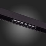 ST361.436.06 Магнитный трековый светильник Черный LED 1*6W 3000K 532Lm Ra&gt;80 36° IP20 L115xW22xH44 48V