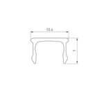 Экран ARH-PLINTUS-FANTOM-3000 Opal (Arlight, Пластик)