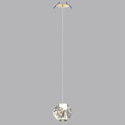 5085/5L L-VISION ODL25 555 золото/прозрачный/металл/акрил Подвес LED 5W 4000K 240Лм JEMSTONE