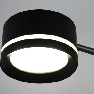 20590-0.3-6+6+1 Black светильник потолочный Reluce, GX53+LEDх12