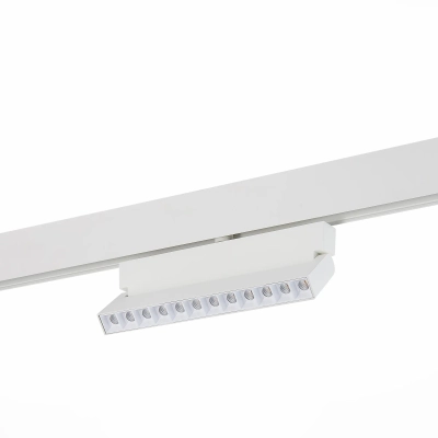 ST362.536.12 Магнитный трековый светильник белый LED 1*12W 3000K 1 009Lm Ra>80 36° IP20 L219xW22xH134 48V