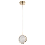 Светильник подвесной Crystal Lux CIELO SP6W LED GOLD 0370/201