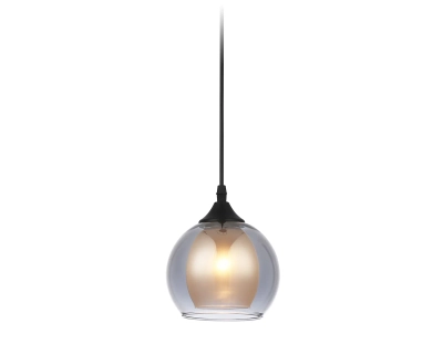 Светильник подвесной TR3539 BK/SM/FR черный/дымчатый/белый матовый E27 max 40W D130*800