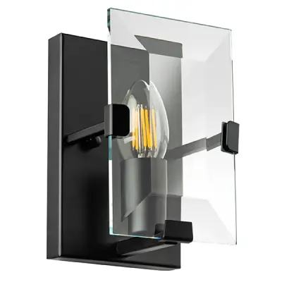 713617 Бра NOVARA 1x40W E14 ЧЕРНЫЙ МАТОВЫЙ Lightstar