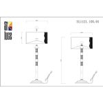 SL1121.105.01 Торшер ST-Luce Никель/Оливковый E14 1*40W (из 2-х коробок)