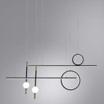 Подвесной светильник Arte Lamp POLARIS A2610SP-85BK, 1хLED