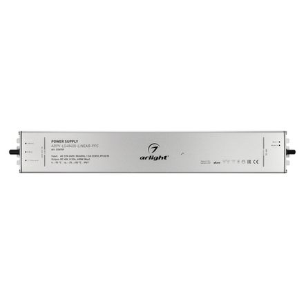 Блок питания ARPV-LG48400-LINEAR-PFC (48V, 8.33A, 400W) (Arlight, IP67 Металл, 5 лет)