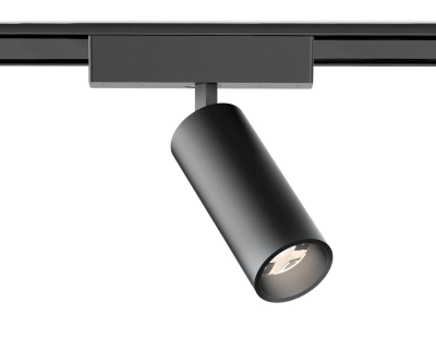 Светильник светодиодный трековый для шинопровода Magnetic Ultra Slim GV1511 BK черный IP20 9W 4200K 48V 24° D44*160