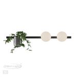 4681/2W WALLI ODL20 685 черный/белый Настенный светильник E14 2*40W 220V FLOWER