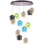 796229 Люстра CARAMELLO LED 12х6W 1400LM КОФЕЙНЫЙ/МУЛЬТИКОЛОР 3000K Lightstar