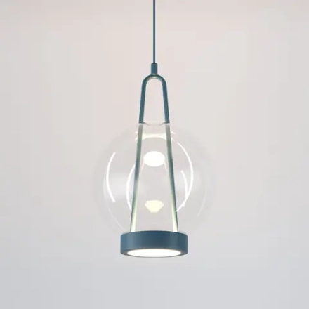 Подвесной светодиодный светильник со стеклянным плафоном 50267/1 LED синий, LED