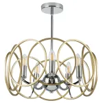 713053 Люстра REGOLO 5х40W E14 ХРОМ/ЗОЛОТО Lightstar