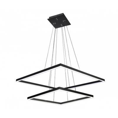 08229,19(4000K) Люстра Альтис черный h200 w80+60 Led 86W (4000K)