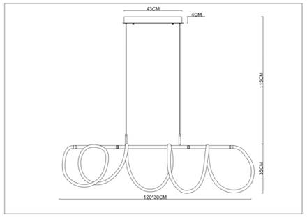 Подвесная люстра Arte Lamp KLIMTA2850SP-75BK, 1хLED