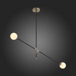 SL429.403.02 Светильник подвесной ST-Luce Черный, Золото/Белый G9 2*3W