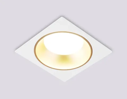 Светильник встраиваемый TN52338 SWH/SGD белый песок/золото песок GX53 max 12W 115*115*25