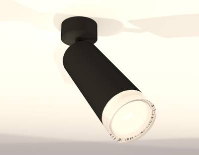 Комплект поворотного светильника XM6343011 SBK/FR/CL черный песок/белый матовый/прозрачный MR16 GU5.3 (A2210, C6343, N6241)