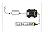 Контроллер WIFI Tuya для светодиодных лент RGB c радио пультом 2.4G 24A 12V 288W/ 24V 576W GS11551 (CR2025)