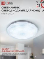 Светильник светодиодный DECO ДАЙМОНД 120Вт 6500К 12600лм 230В 496х85мм IN HOME 4690612062242