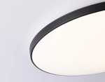 Светильник светодиодный потолочный FZ1226 BK черный IP44 24W 4200K D372*55 (Без ПДУ)
