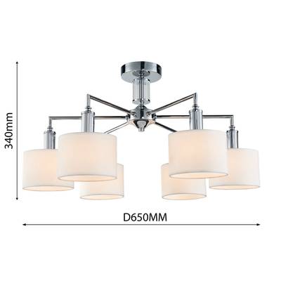 Потолочная люстра Laciness 2611-6P. ТМ Favourite