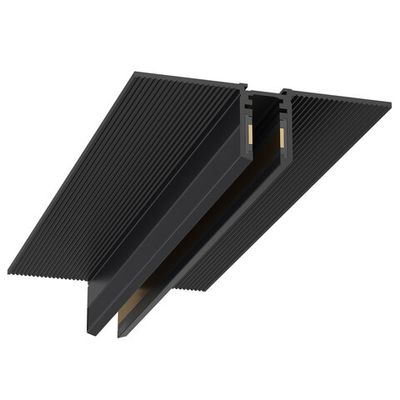 ST066.419.00 Шинопровод встраиваемый SUPER5 под ГКЛ 9 мм ST-Luce Черный Длина 1 000мм