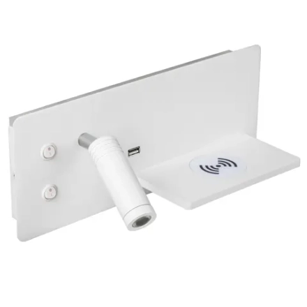 808556 Бра MURO 4,5W+3W LED 360LM+240LM БЕЛЫЙ 3000K