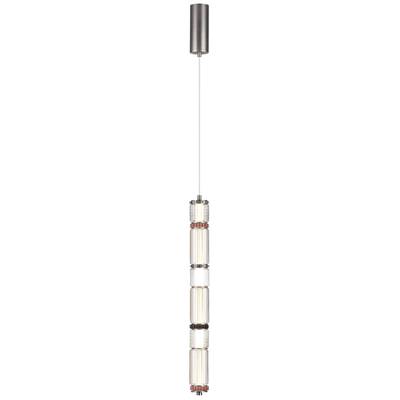 5456/18L L-VISION ODL_EX26 045 темный сатин.никель/терракот/черный Подвес LED 22W 4000K COLLIER