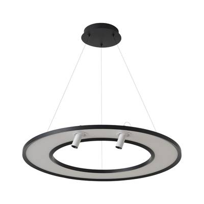 Светильник подвесной Crystal Lux CONTOUR SP50W LED BLACK 3800/250