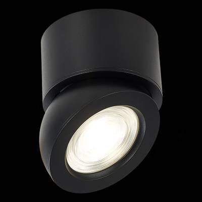 ST654.442.10 Светильник потолочный Черный LED 1*10W 4000K 850Lm Ra&gt;90 38° IP20 D95xH96 180-240V