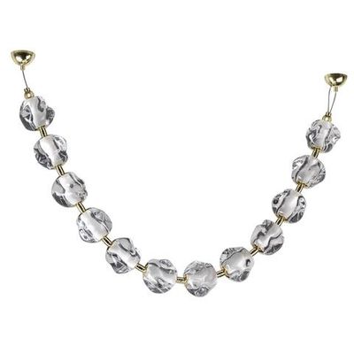 5085/48L L-VISION ODL25 565 золото/прозрачный/металл/акрил Подвес- бусы LED 48W 4000K 2400Лм JEMSTONE