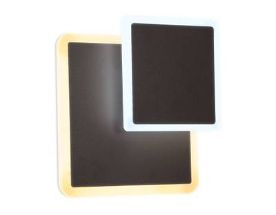 Настенный светодиодный светильник FW108 CF кофе LED 3000K/6400K 18W 240*220*50