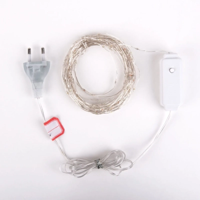 Гирлянда нить "роса" мульти 10М IP20 400-009, LED