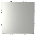 VLS010405 Проходной переключатель встраиваемый VOLTUM S70 одноклавишный с подсветкой 10А, (сталь). (ТМ Maytoni)