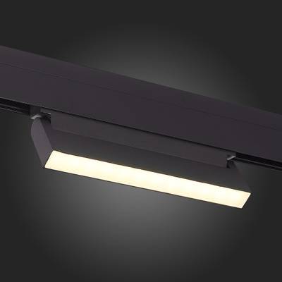 ST363.436.12 Магнитный трековый светильник Черный LED 1*12W 3000K 720Lm Ra&gt;80 120 IP20 L219xW22xH108 48V